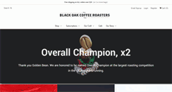 Desktop Screenshot of blackoakcoffee.com